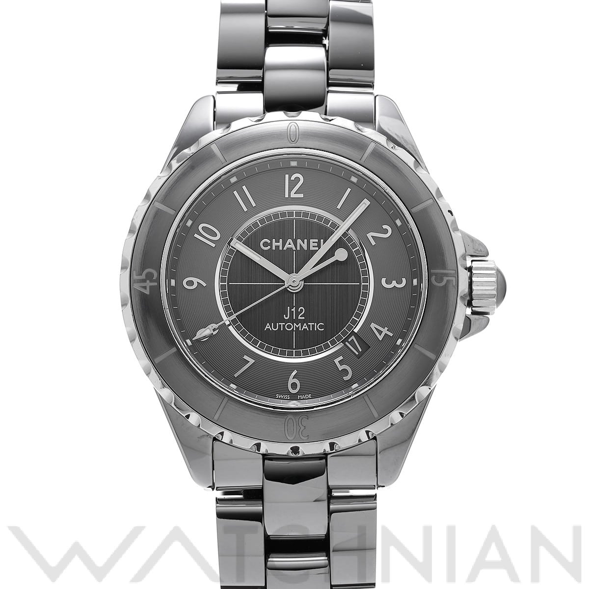 シャネル J12 クロマティック 41MM H2934 グレー メンズ 時計 【中古】【wristwatch】