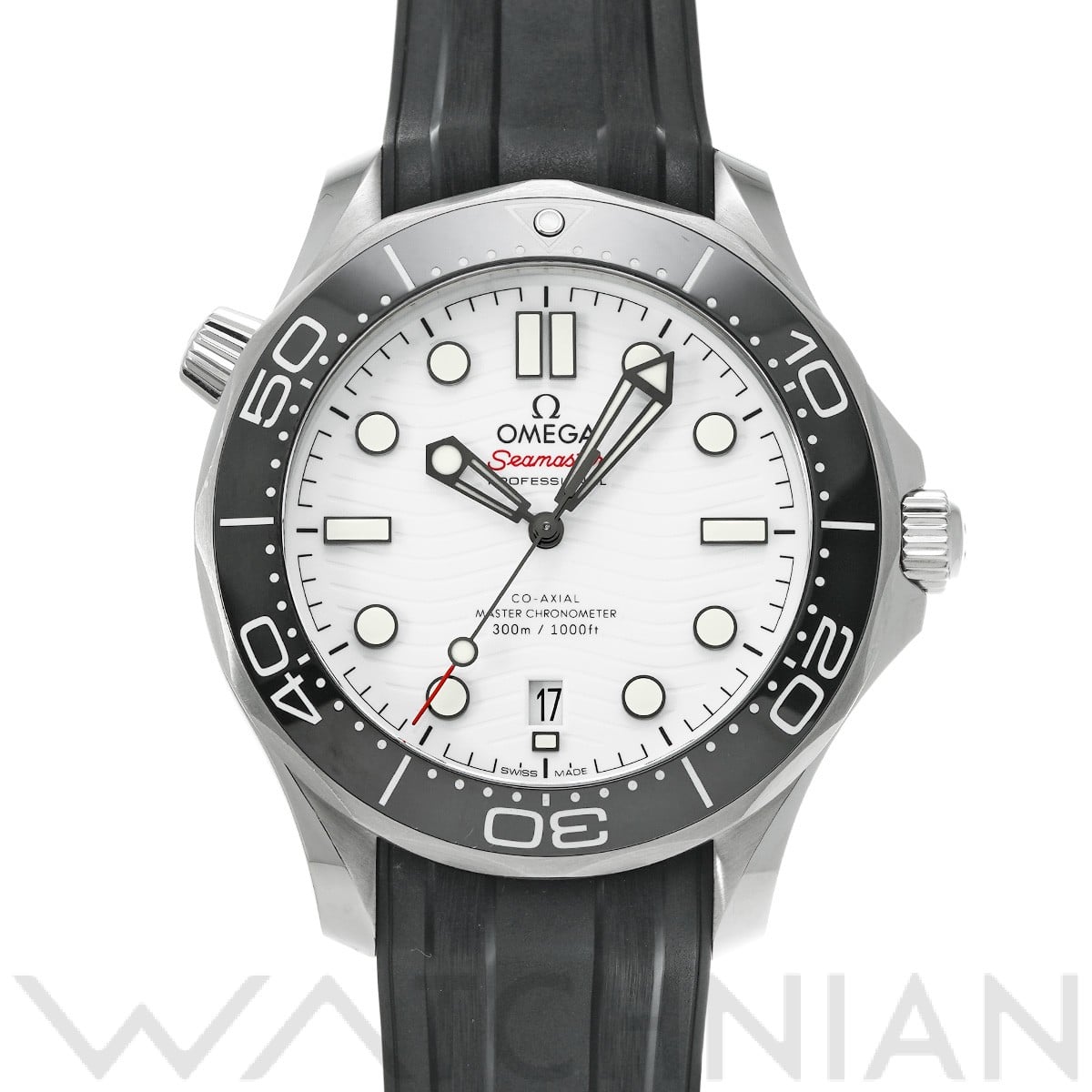 オメガ シーマスター ダイバー300 コーアクシャル マスタークロノメーター 210.32.42.20.04.001 ホワイトセラミック メンズ 時計 【中古】【wristwatch】