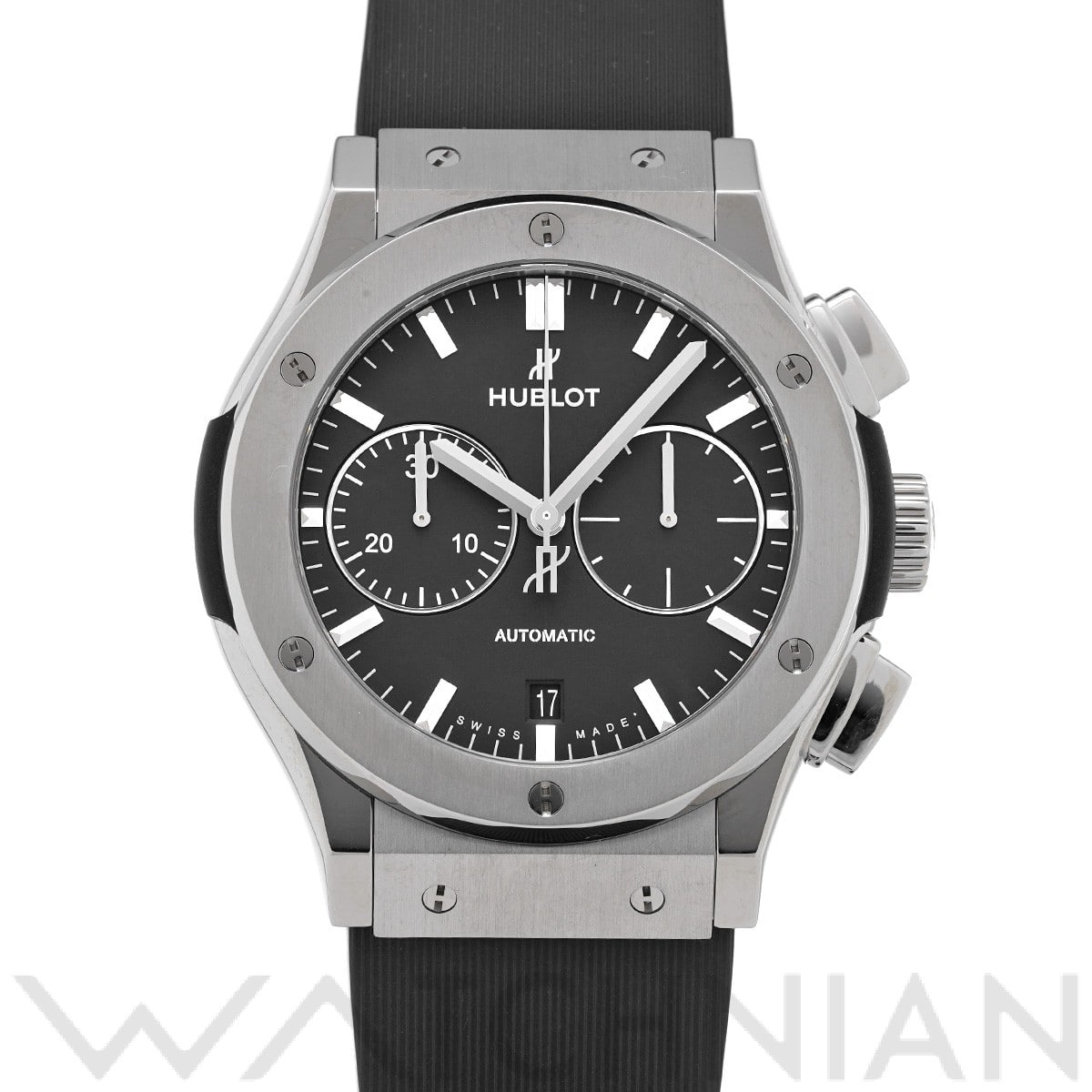 ウブロ クラシックフュージョン クロノグラフ チタニウム 521.NX.1171.RX マットブラック メンズ 時計 【中古】【wristwatch】