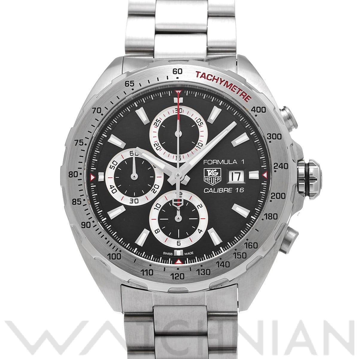タグ ホイヤー フォーミュラ1 キャリバー16 クロノグラフ CAZ2010.BA0876 ブラック メンズ 時計 【中古】【wristwatch】