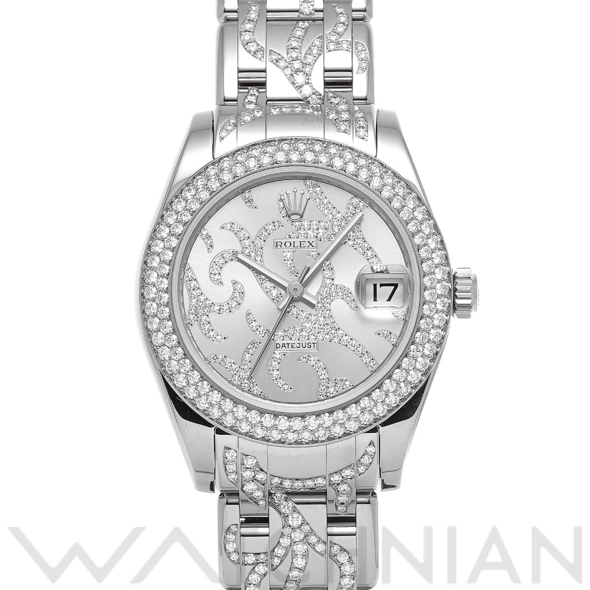 ロレックス デイトジャスト パールマスター 34 81339 シルバー/ダイヤモンド ユニセックス 時計 【中古】【wristwatch】