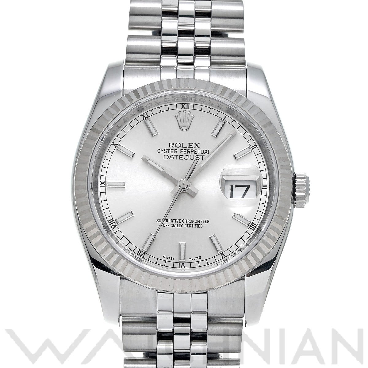 ロレックス デイトジャスト 116234 シルバー メンズ 時計 【中古】【wristwatch】