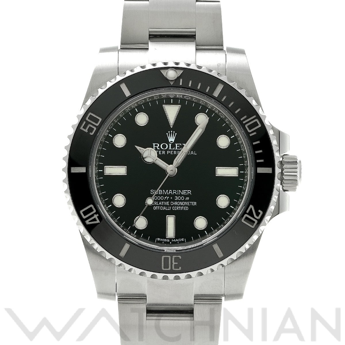 ロレックス サブマリーナ 114060 ブラック メンズ 時計 【中古】【wristwatch】