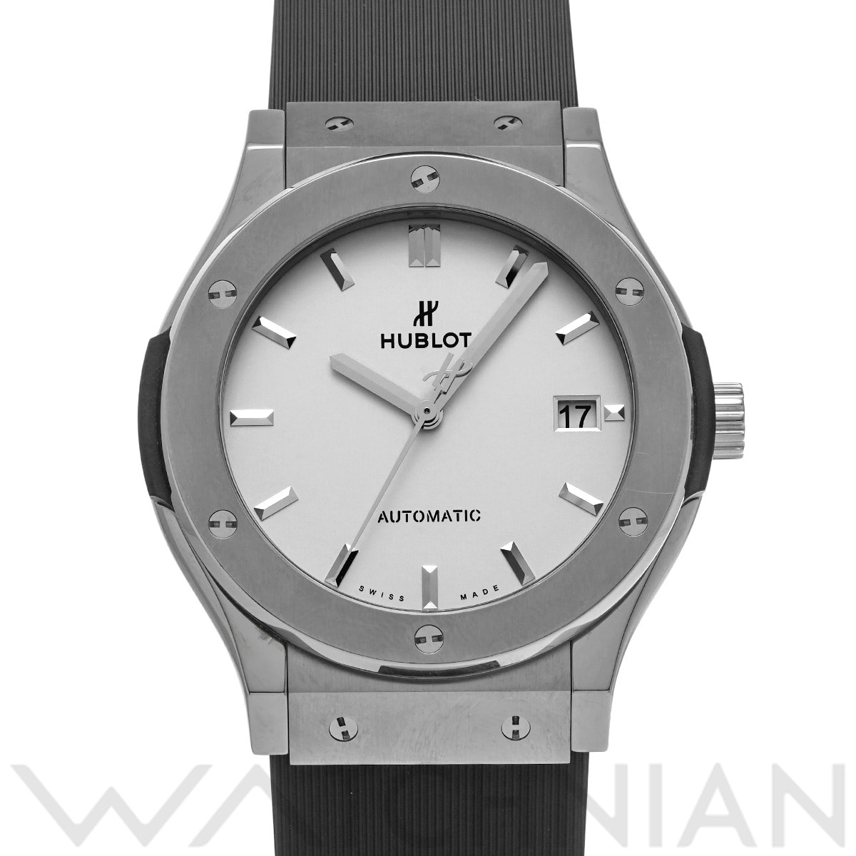 ウブロ クラシックフュージョン チタニウム オパリン 511.NX.2611.RX オパリン メンズ 時計 【中古】【wristwatch】