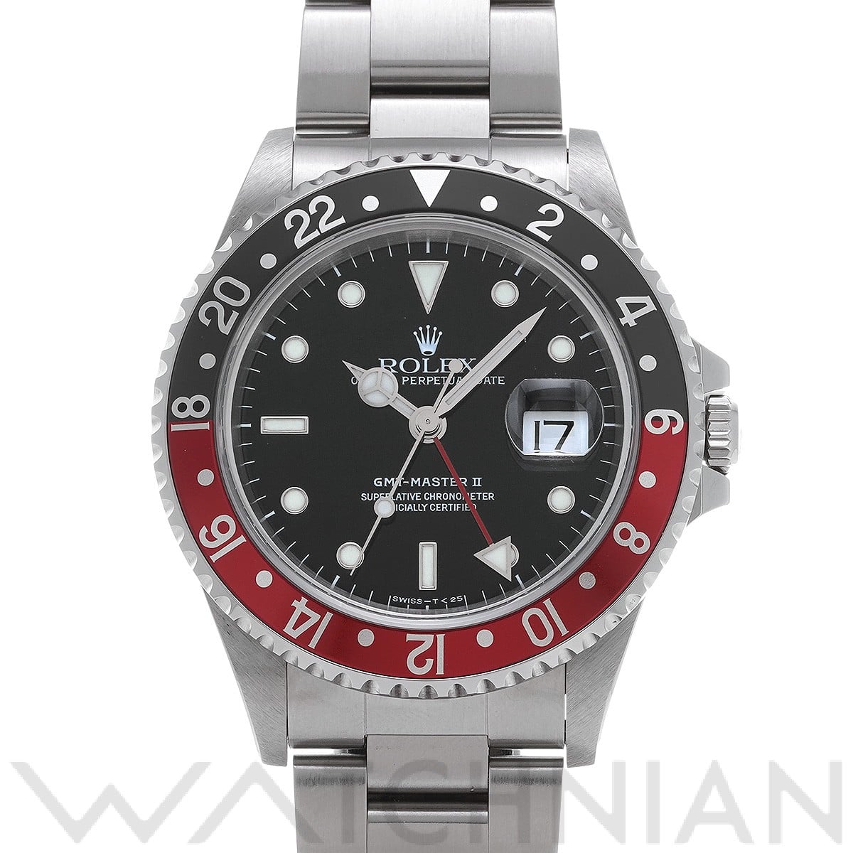 ロレックス GMTマスターII 16710 ブラック メンズ 時計 【中古】【wristwatch】