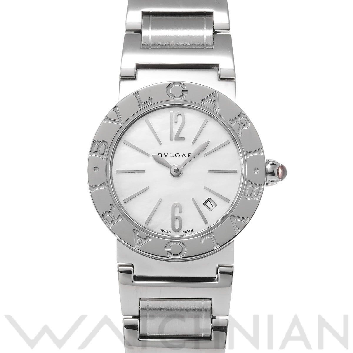 ブルガリ ブルガリブルガリ BBL26S ホワイトシェル レディース 時計 【中古】【wristwatch】