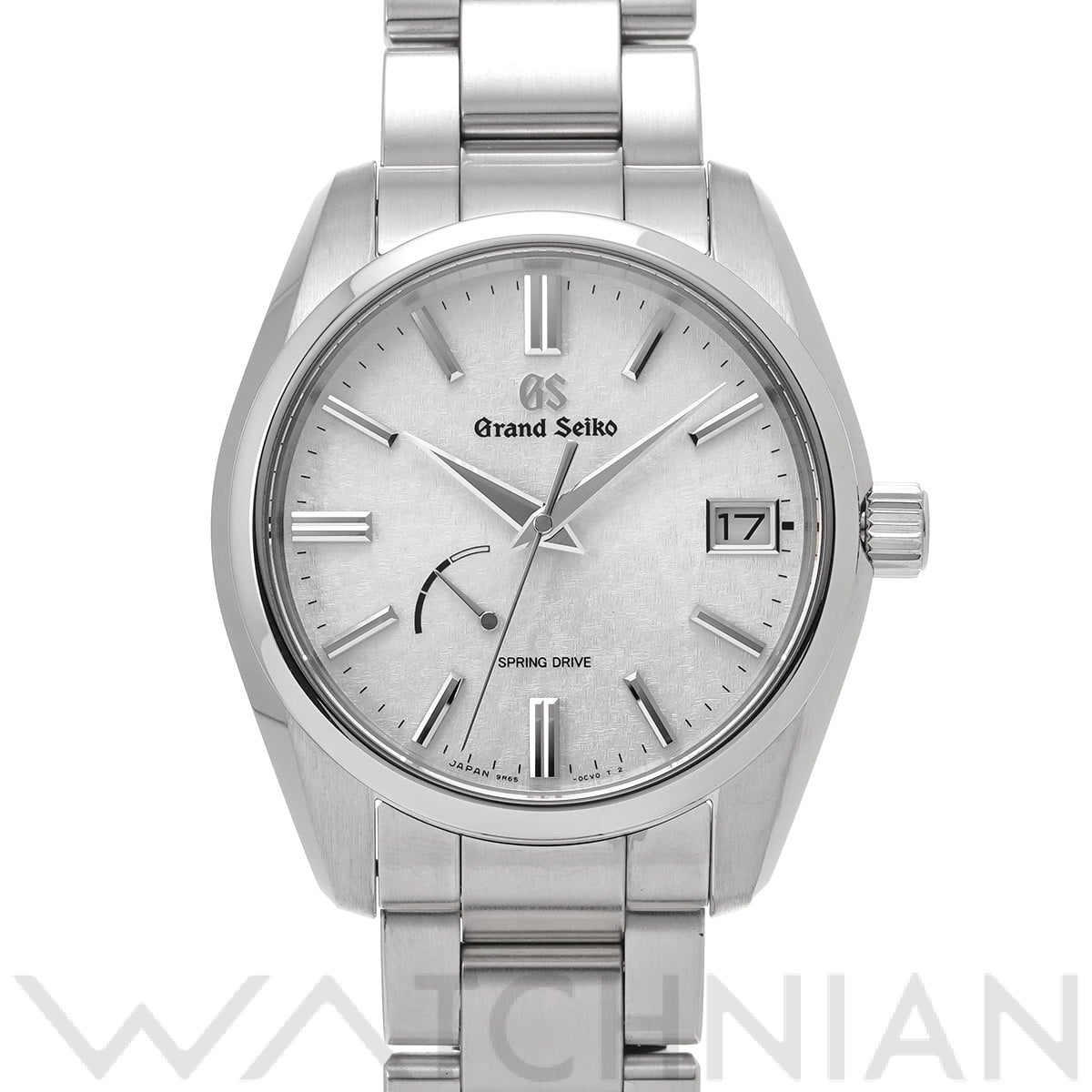 グランドセイコー ヘリテージコレクション スプリングドライブ SBGA465 シルバー メンズ 時計 【中古】【wristwatch】