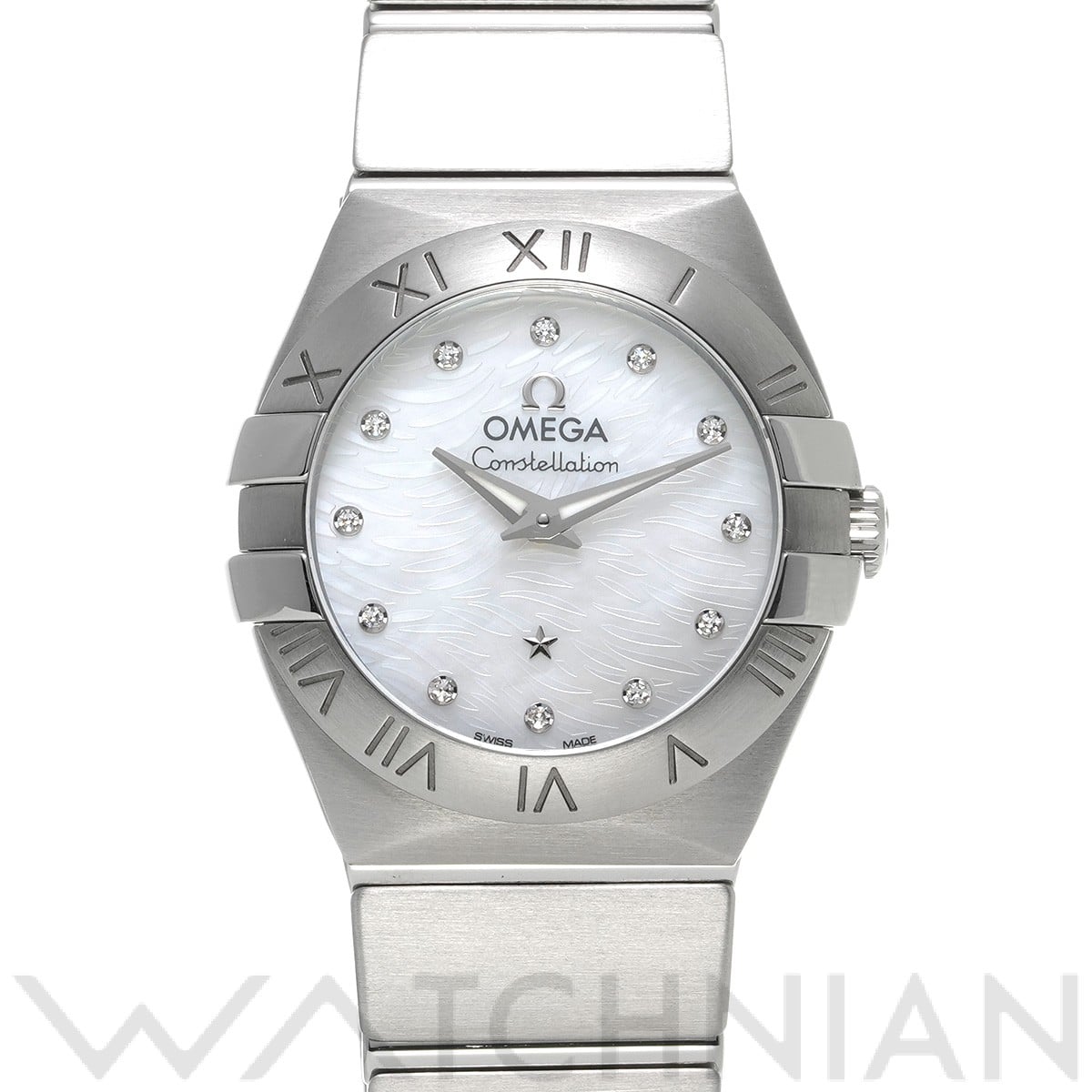 オメガ / OMEGA コンステレーション クォーツ 123.10.24.60.55.004 ホワイトシェル/ダイヤモンド レディース 時計 【中古】【wristwatch】