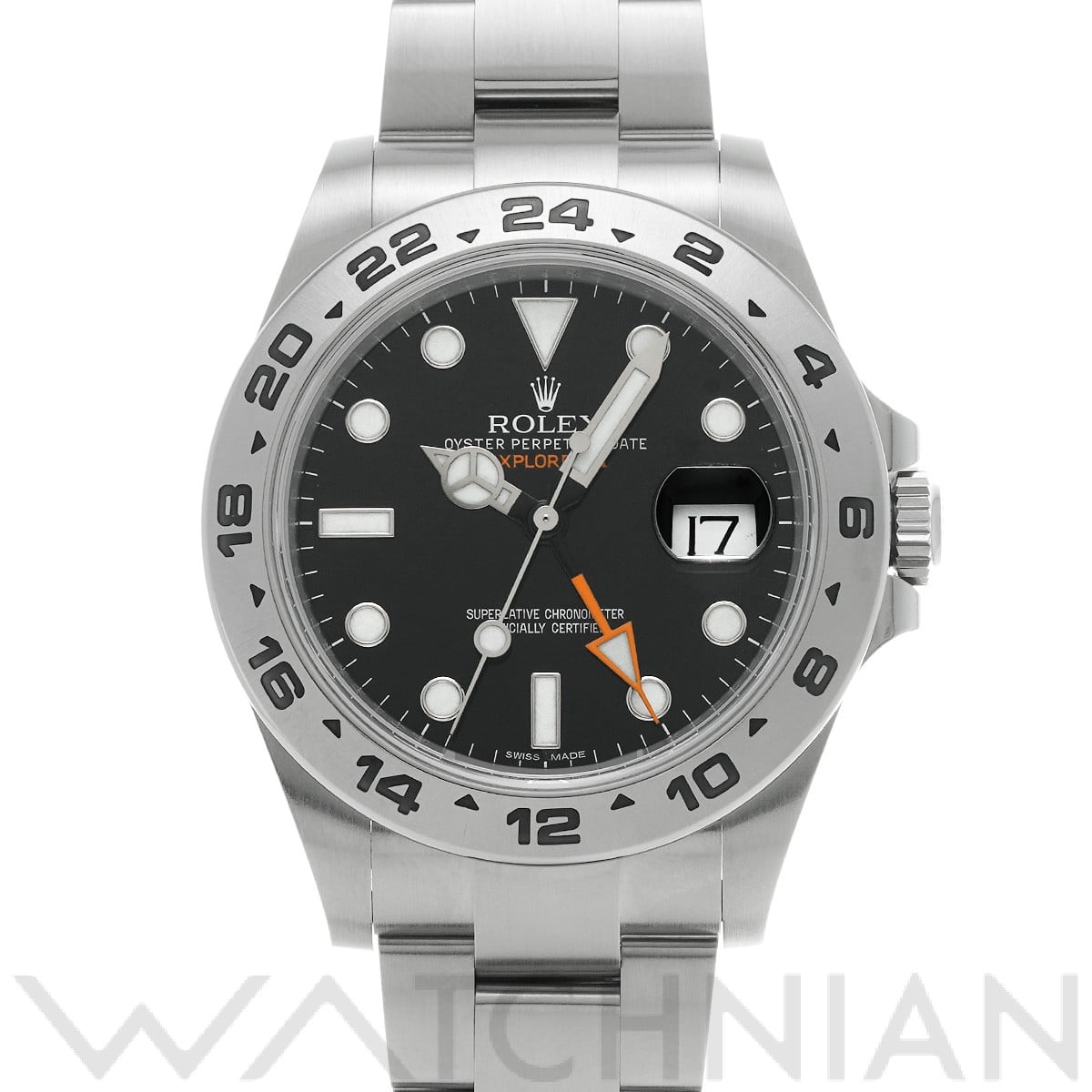 ロレックス エクスプローラーII 216570 ブラック メンズ 時計 【中古】【wristwatch】