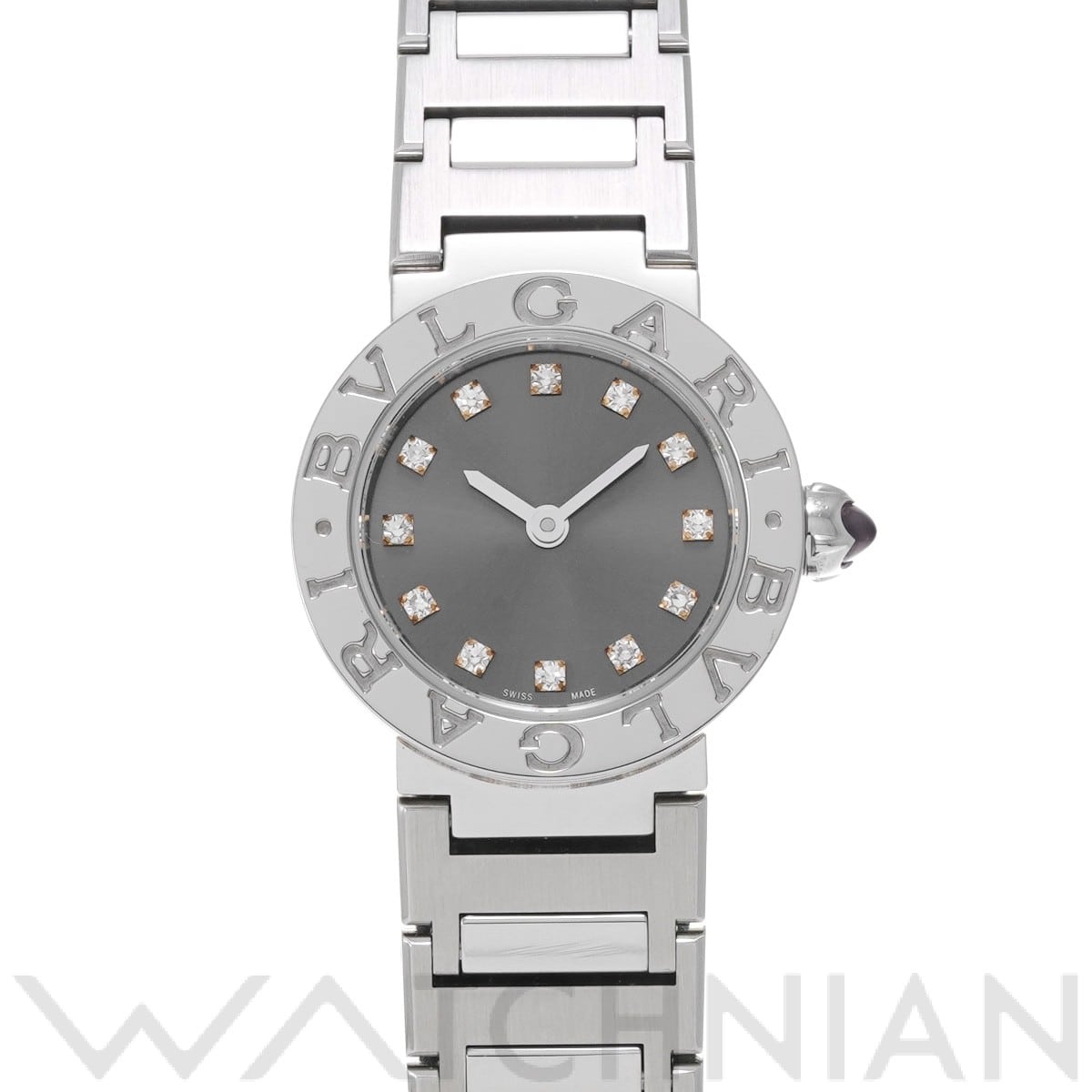 ブルガリ ブルガリブルガリ　レディ BB23S グレー/ダイヤモンド レディース 時計 【中古】【wristwatch】