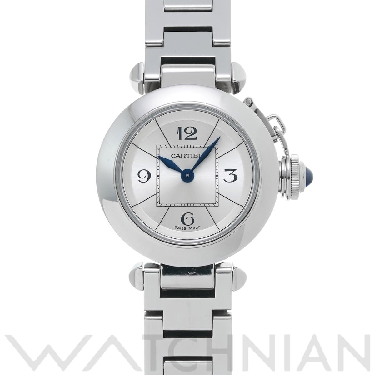 カルティエ ミスパシャ W3140007 シルバー レディース 時計 【中古】【wristwatch】