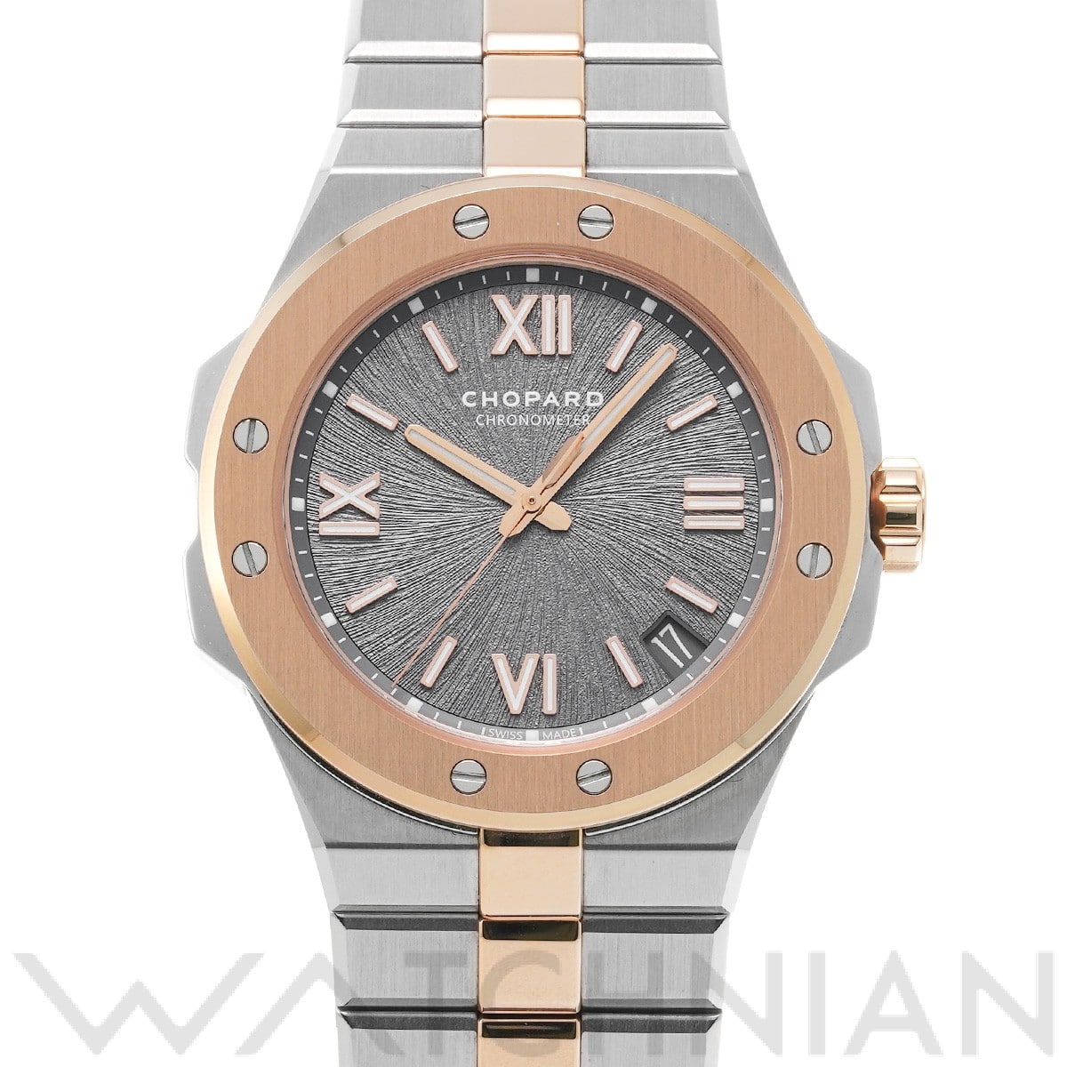 ショパール アルパイン イーグル 41 298600-6001 グレー メンズ 時計 【中古】【wristwatch】