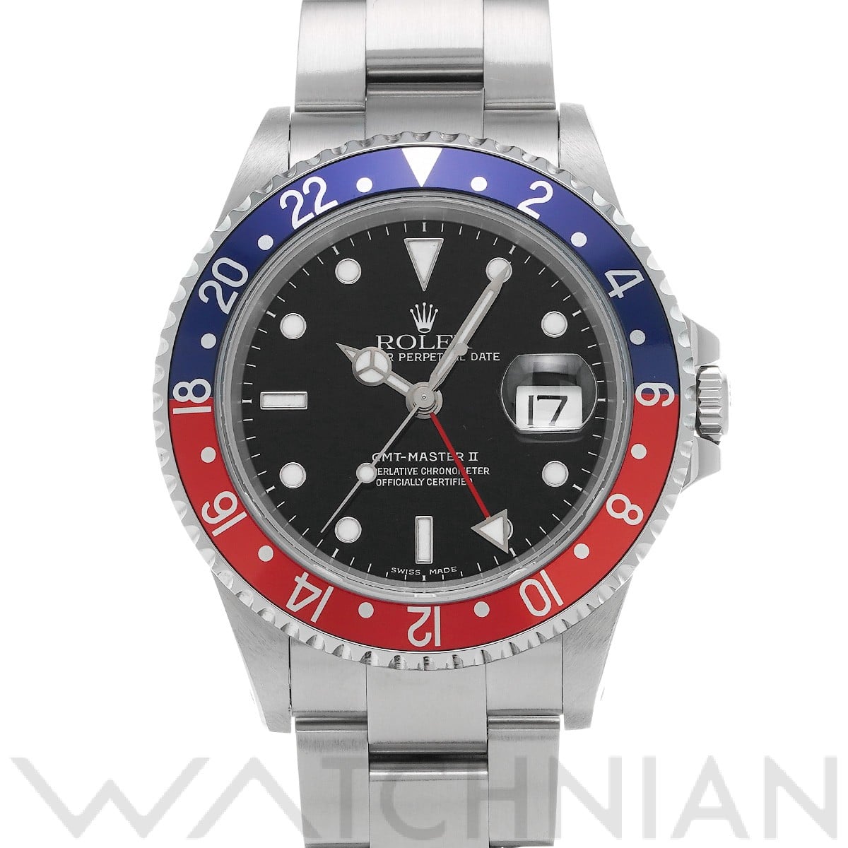 ロレックス GMTマスターII 16710 ブラック メンズ 時計 【中古】【wristwatch】