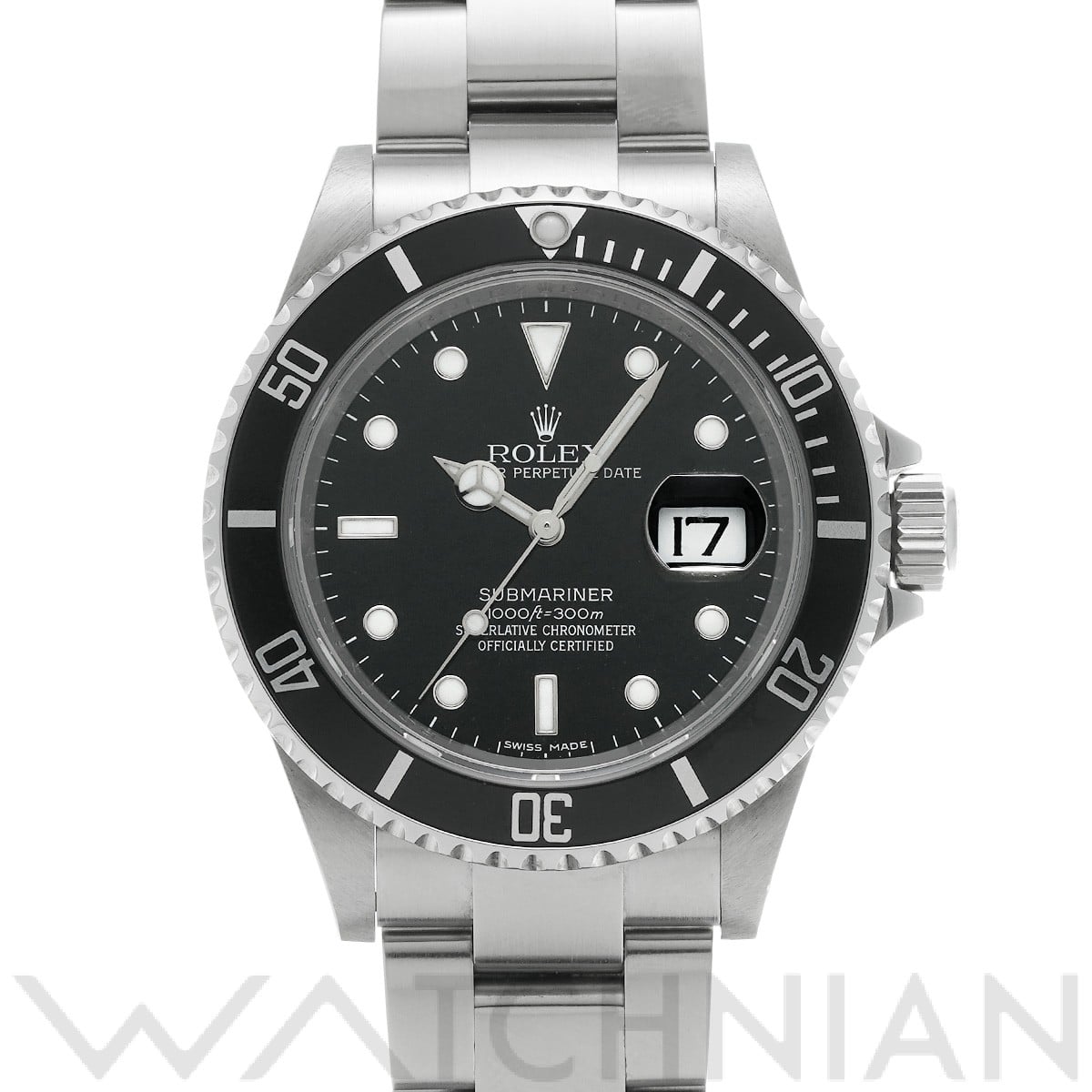 ロレックス サブマリーナ デイト 16610 ブラック メンズ 時計 【中古】【wristwatch】