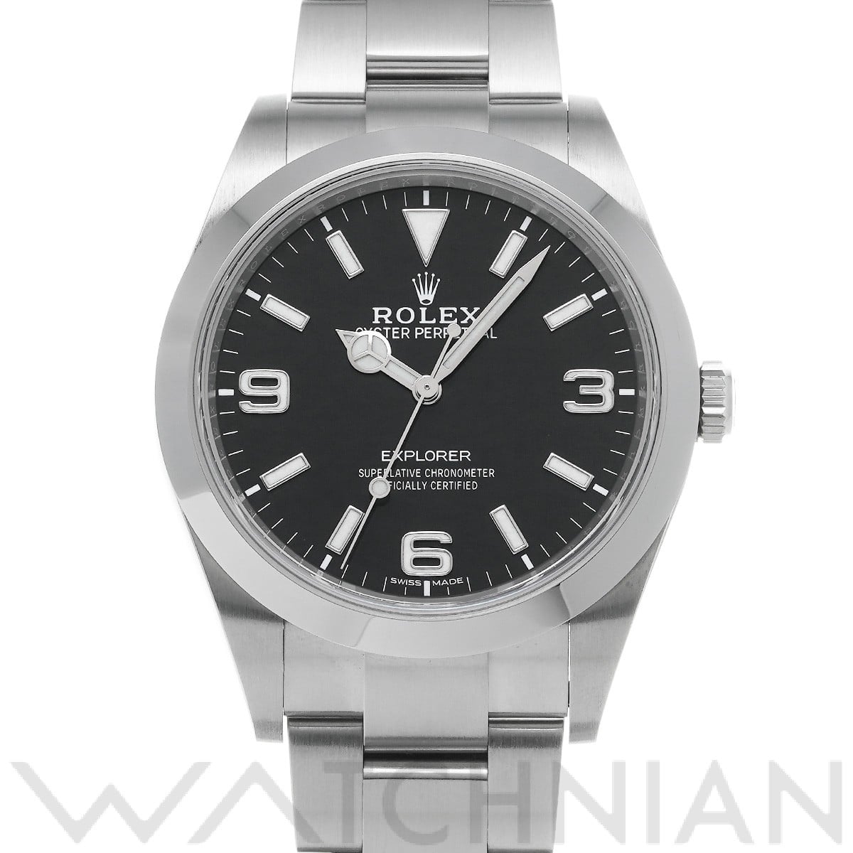 ロレックス エクスプローラー 214270 ブラック メンズ 時計 【中古】【wristwatch】