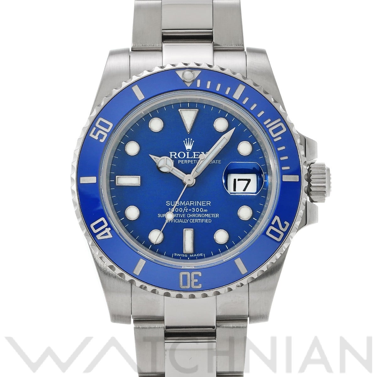 ロレックス サブマリーナ デイト 116619LB ブルー メンズ 時計