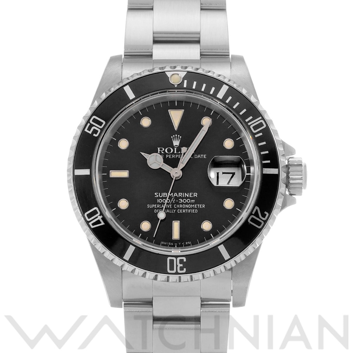 ロレックス サブマリーナ デイト 16610 ブラック メンズ 時計 【中古】【wristwatch】