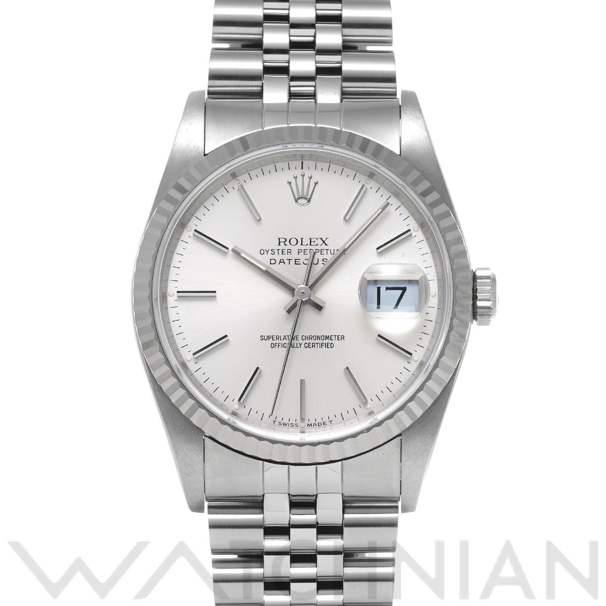 ロレックス デイトジャスト 16234 シルバー メンズ 時計 【中古】【wristwatch】