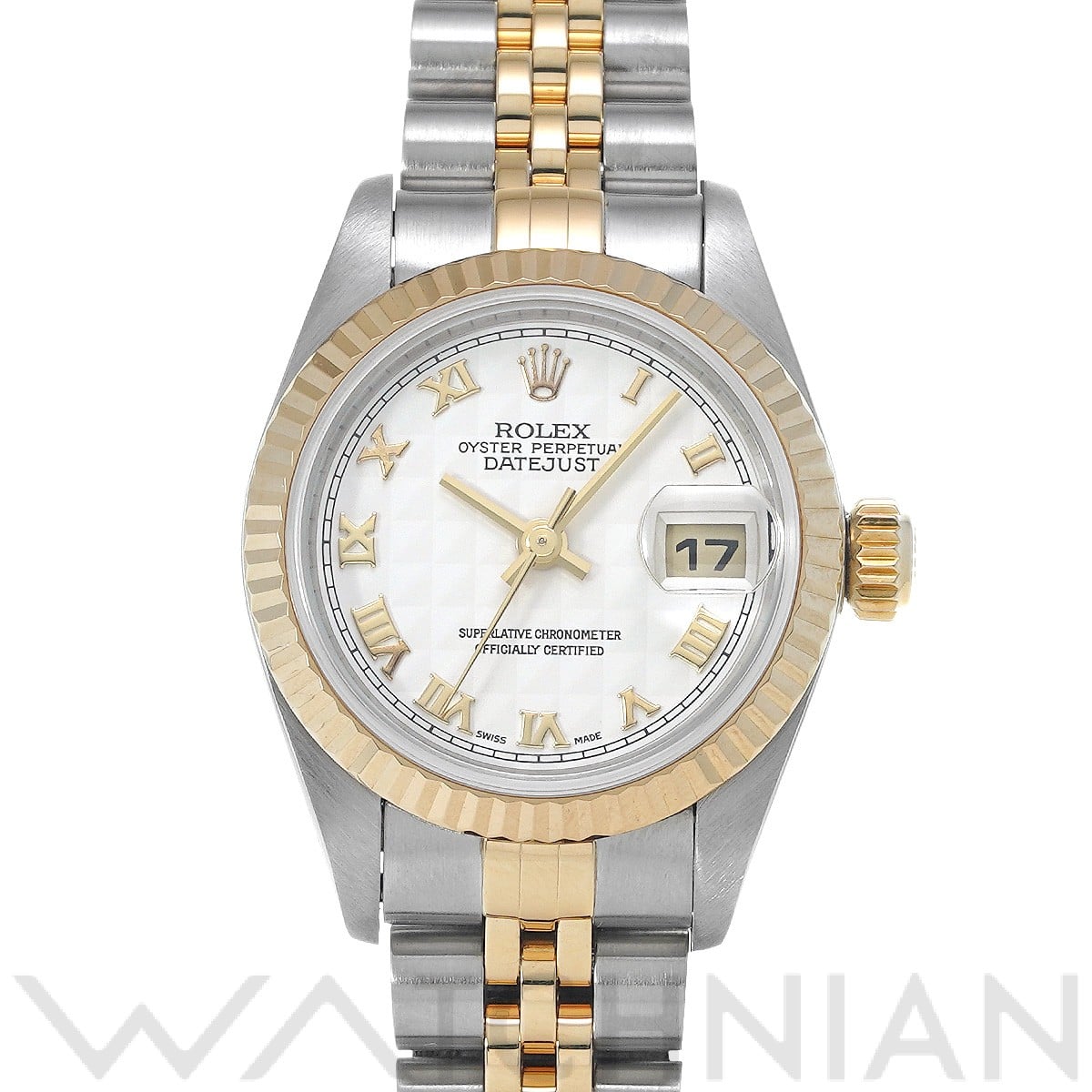 ロレックス デイトジャスト 79173 アイボリーピラミッド レディース 時計 【中古】【wristwatch】