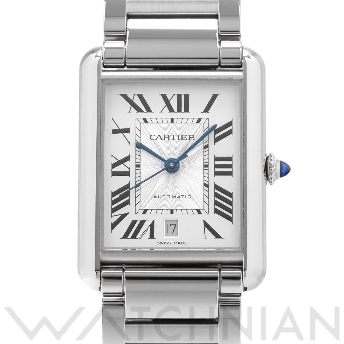 カルティエ タンク マスト XL WSTA0053 シルバー メンズ 時計 【中古】【wristwatch】