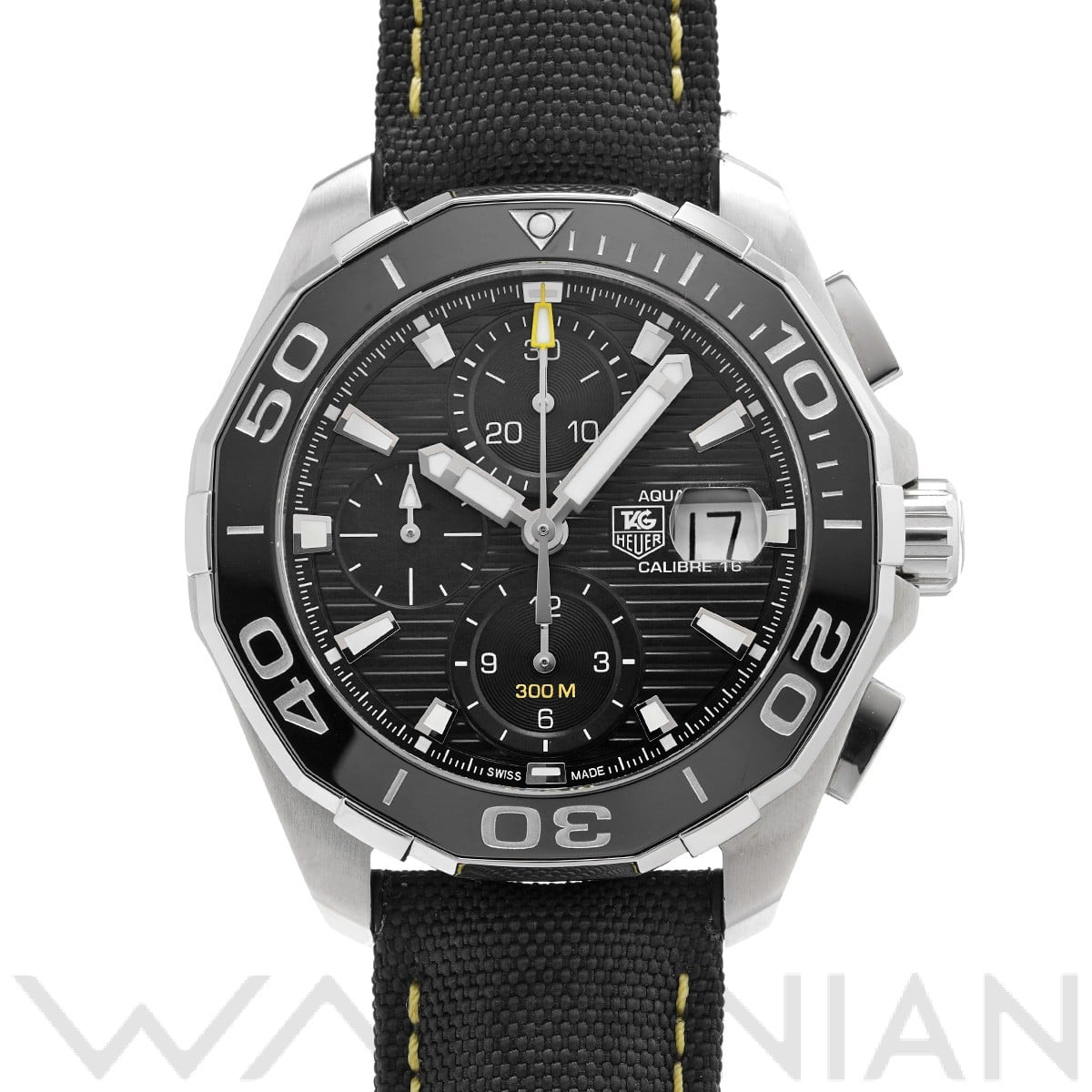 タグ ホイヤー アクアレーサー キャリバー16 CAY211A.FC6361 ブラック メンズ 時計 【中古】【wristwatch】