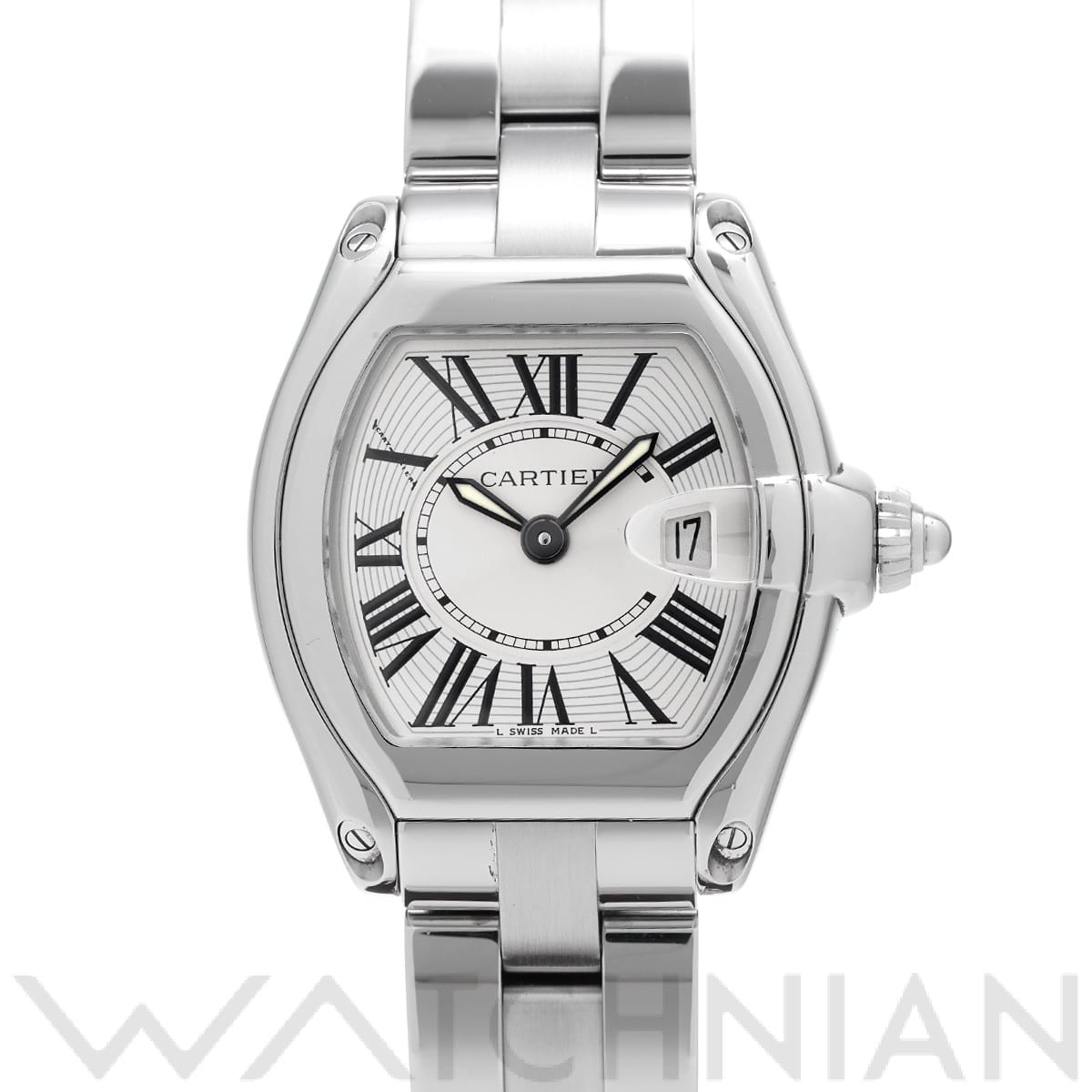 カルティエ ロードスター SM W62016V3 シルバー レディース 時計 【中古】【wristwatch】