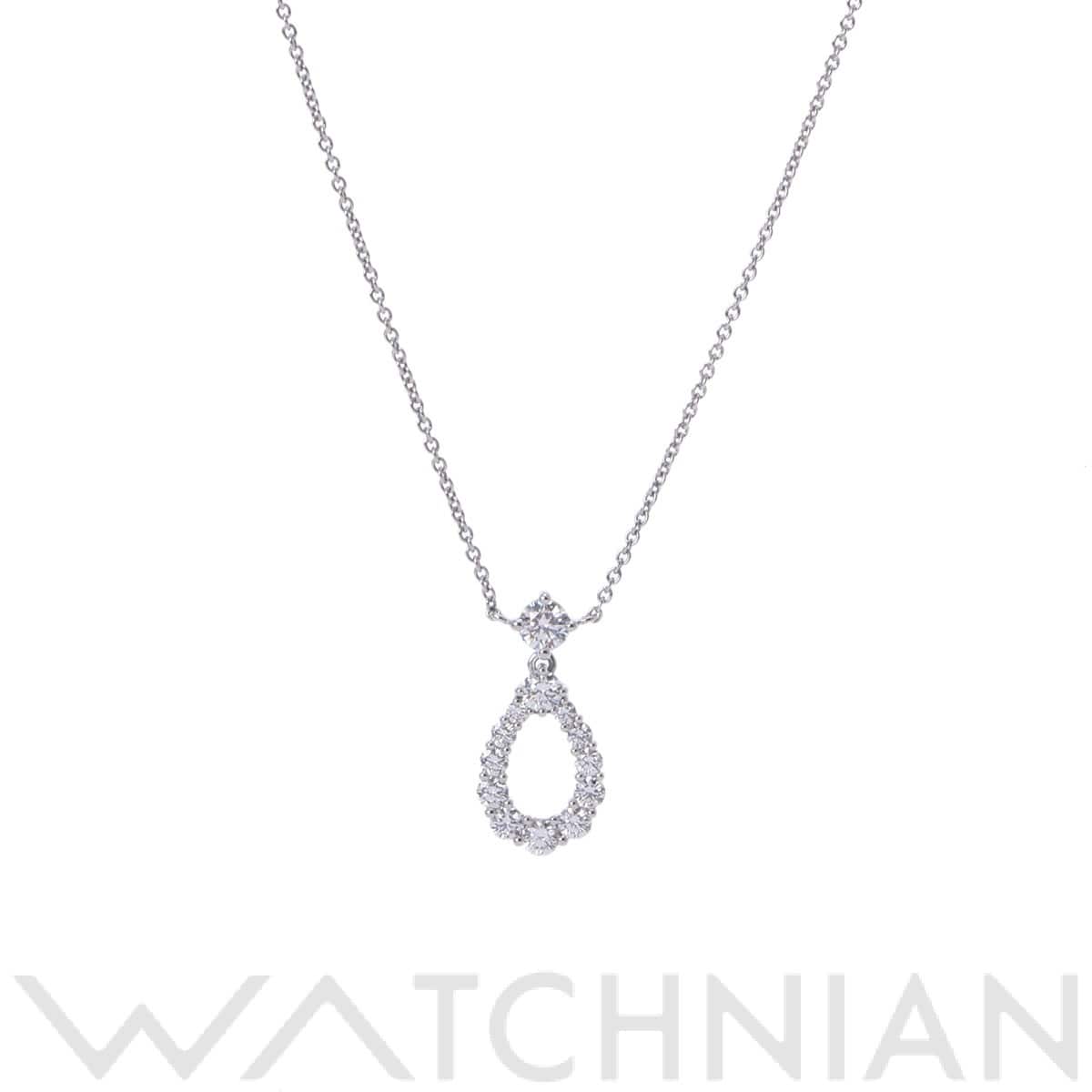 ハリー ウィンストン ループバイ HW ネックレス シルバー PEDPPLMDLP Pt950プラチナ レディース ジュエリー 【中古】【jewelry】