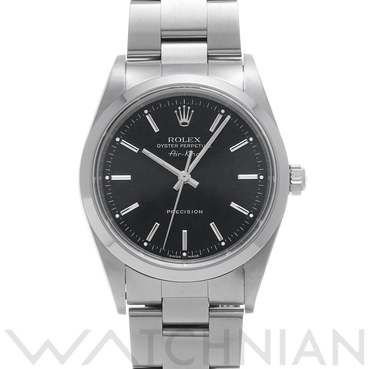 ロレックス エアキング 14000M ブラック メンズ 時計 【中古】【wristwatch】