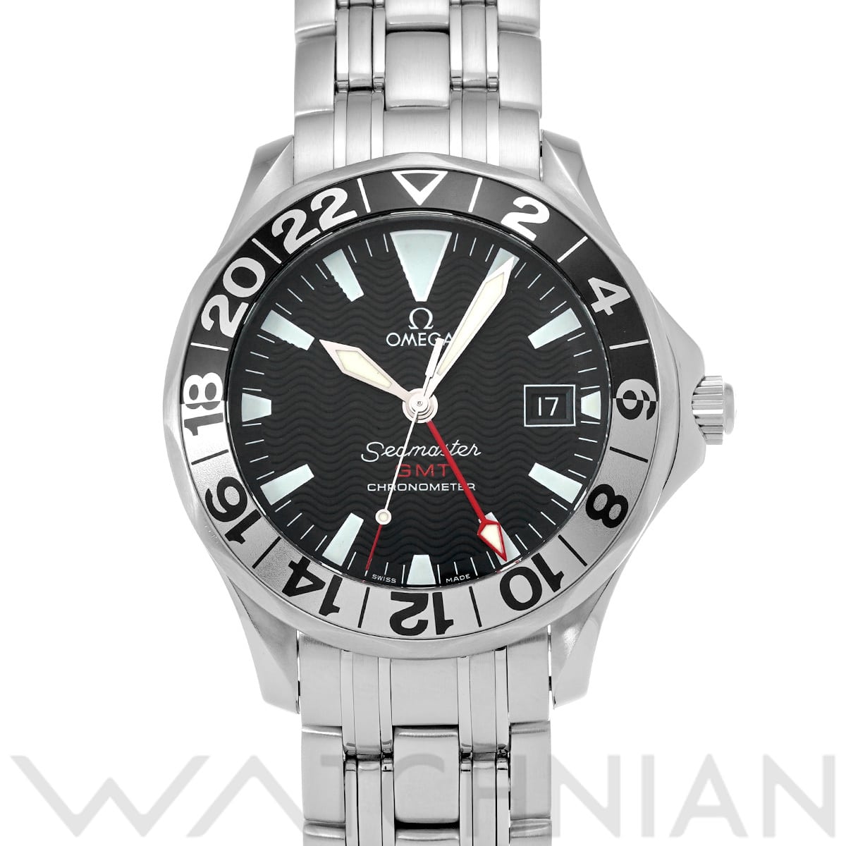 オメガ シーマスター 300 GMT 2534.50 ブラック メンズ 時計 【中古】【wristwatch】