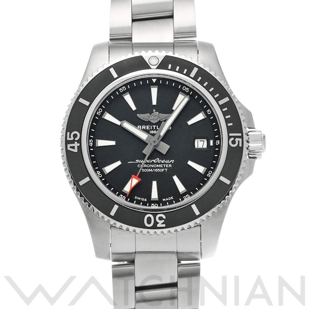 ブライトリング スーパーオーシャン オートマチック 42 A17366D71B2A1 ブラック メンズ 時計 【中古】【wristwatch】