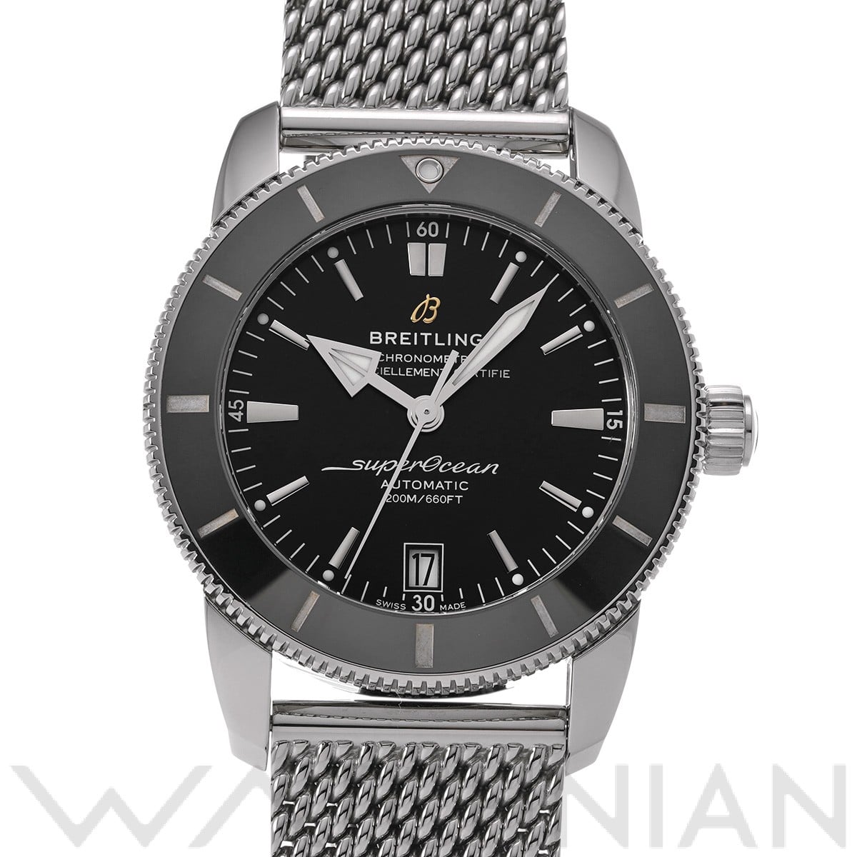 ブライトリング スーパーオーシャン ヘリテージ B20 オートマチック 42 AB2010121B1A1 ブラック メンズ 時計 【中古】【wristwatch】