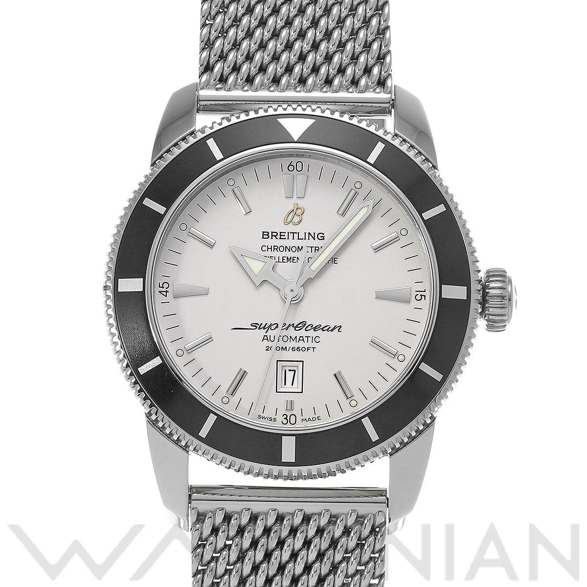 ブライトリング スーパーオーシャン ヘリテージ 46 A1732024/G642 シルバー メンズ 時計 【中古】【wristwatch】
