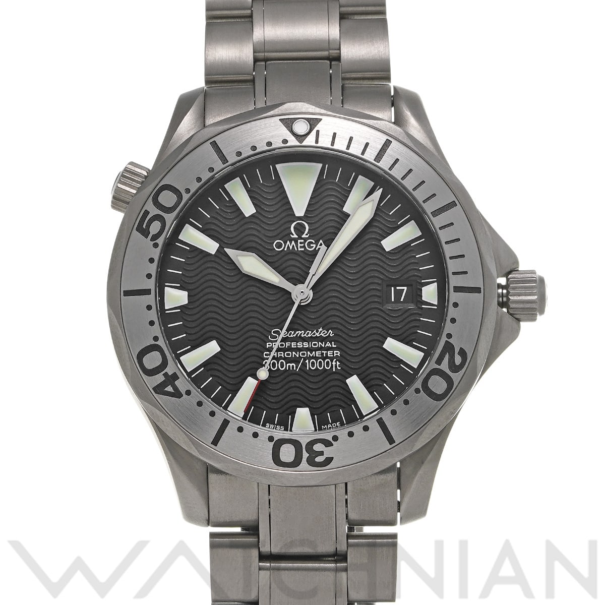 オメガ シーマスター プロフェッショナル 300 2231.50 ブラック メンズ 時計 【中古】【wristwatch】