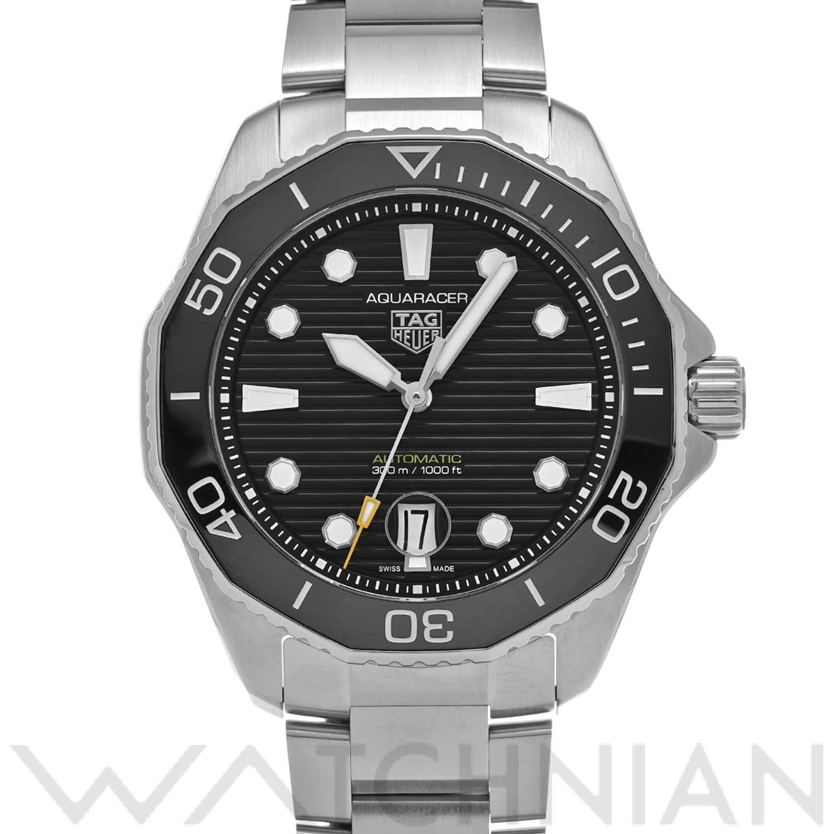 タグ ホイヤー アクアレーサー プロフェッショナル 300 キャリバー5 WBP201A.BA0632 ブラック メンズ 時計 【中古】【wristwatch】