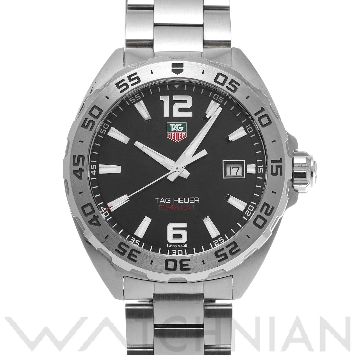 タグ ホイヤー フォーミュラ1 クォーツ WAZ1112.BA0875 ブラック メンズ 時計 【中古】【wristwatch】