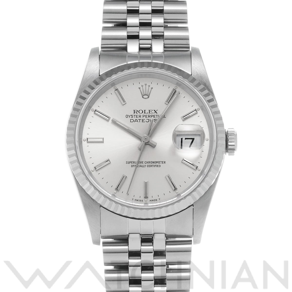 ロレックス デイトジャスト 16234 シルバー メンズ 時計 【中古】【wristwatch】