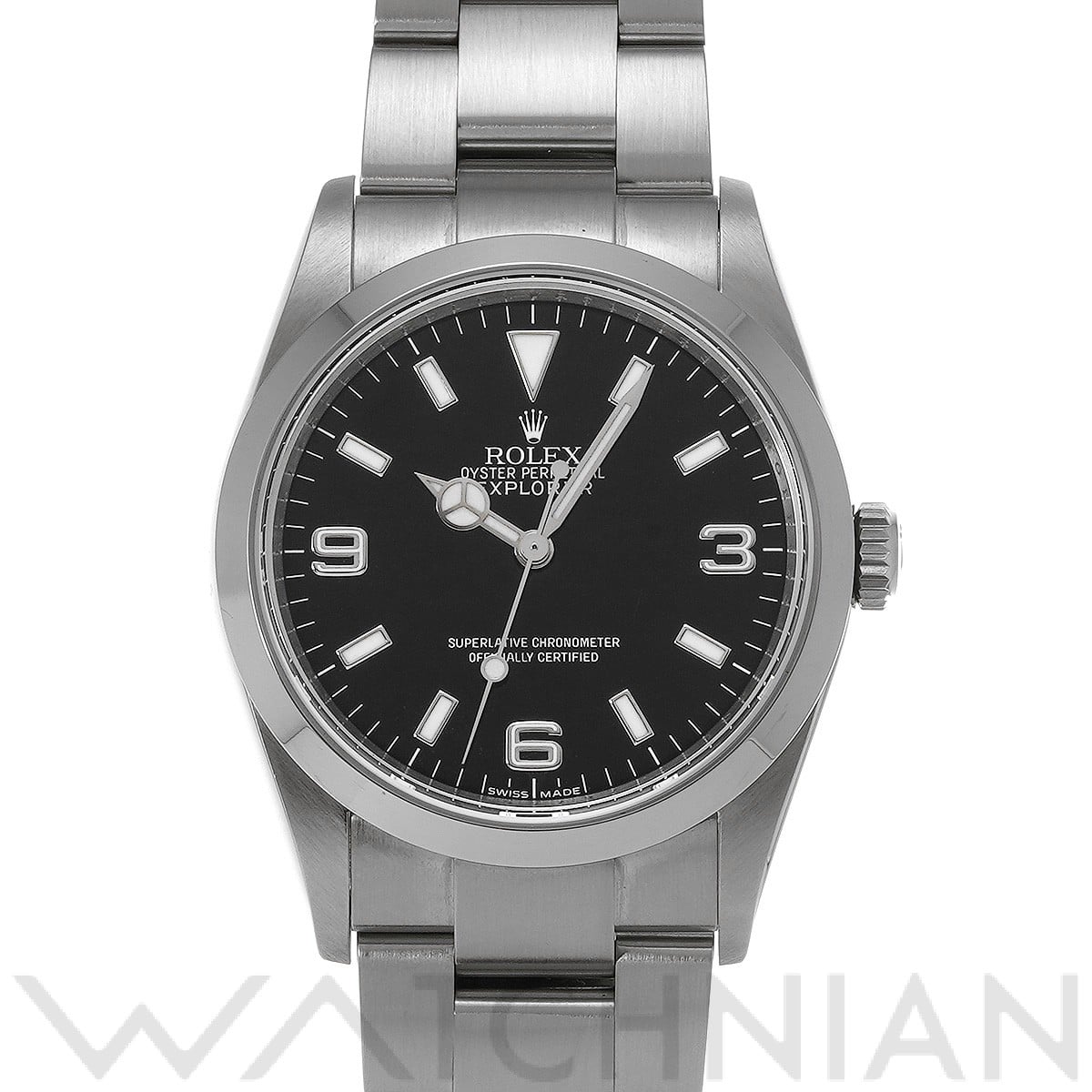 ロレックス エクスプローラー 114270 ブラック メンズ 時計 【中古】【wristwatch】