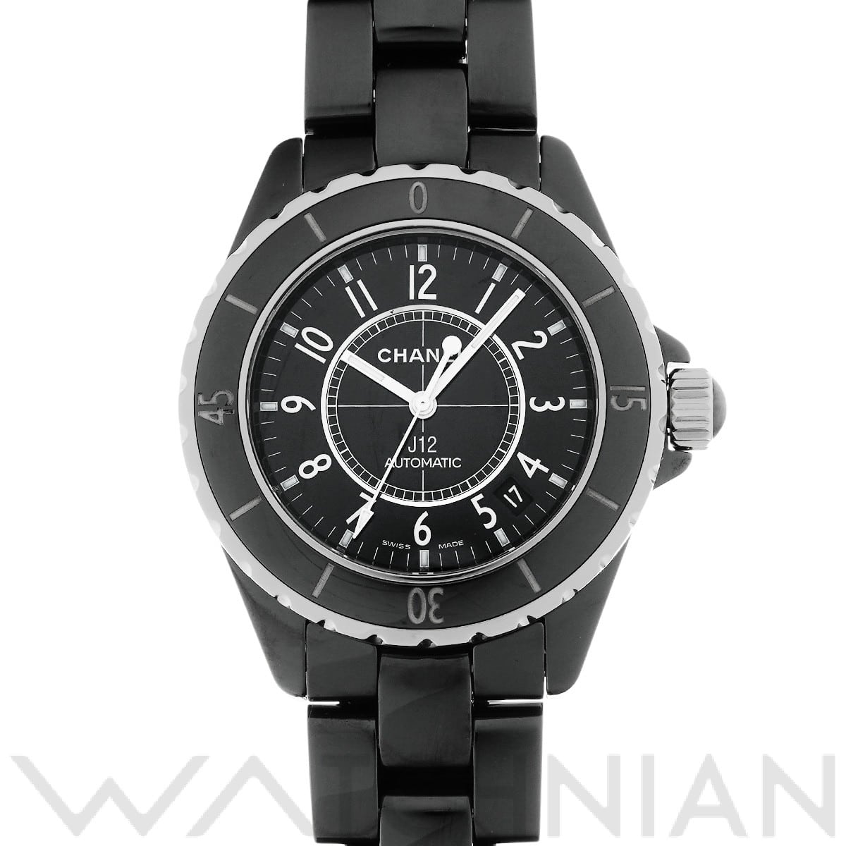シャネル J12 38MM H0685 ブラック メンズ 時計 【中古】【wristwatch】