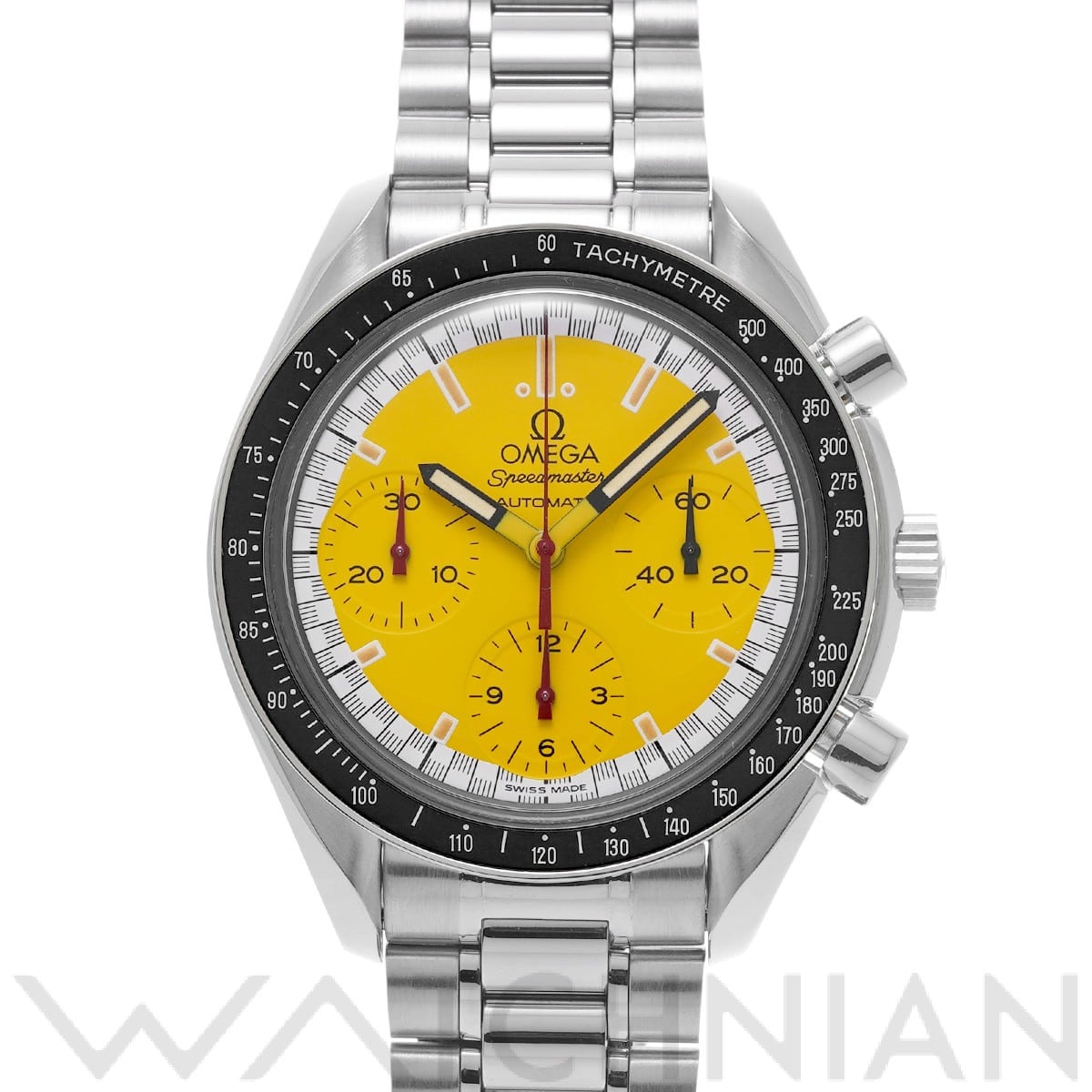 オメガ スピードマスター レーシング ミハエル・シューマッハ 3510.12 イエロー メンズ 時計 【中古】【wristwatch】