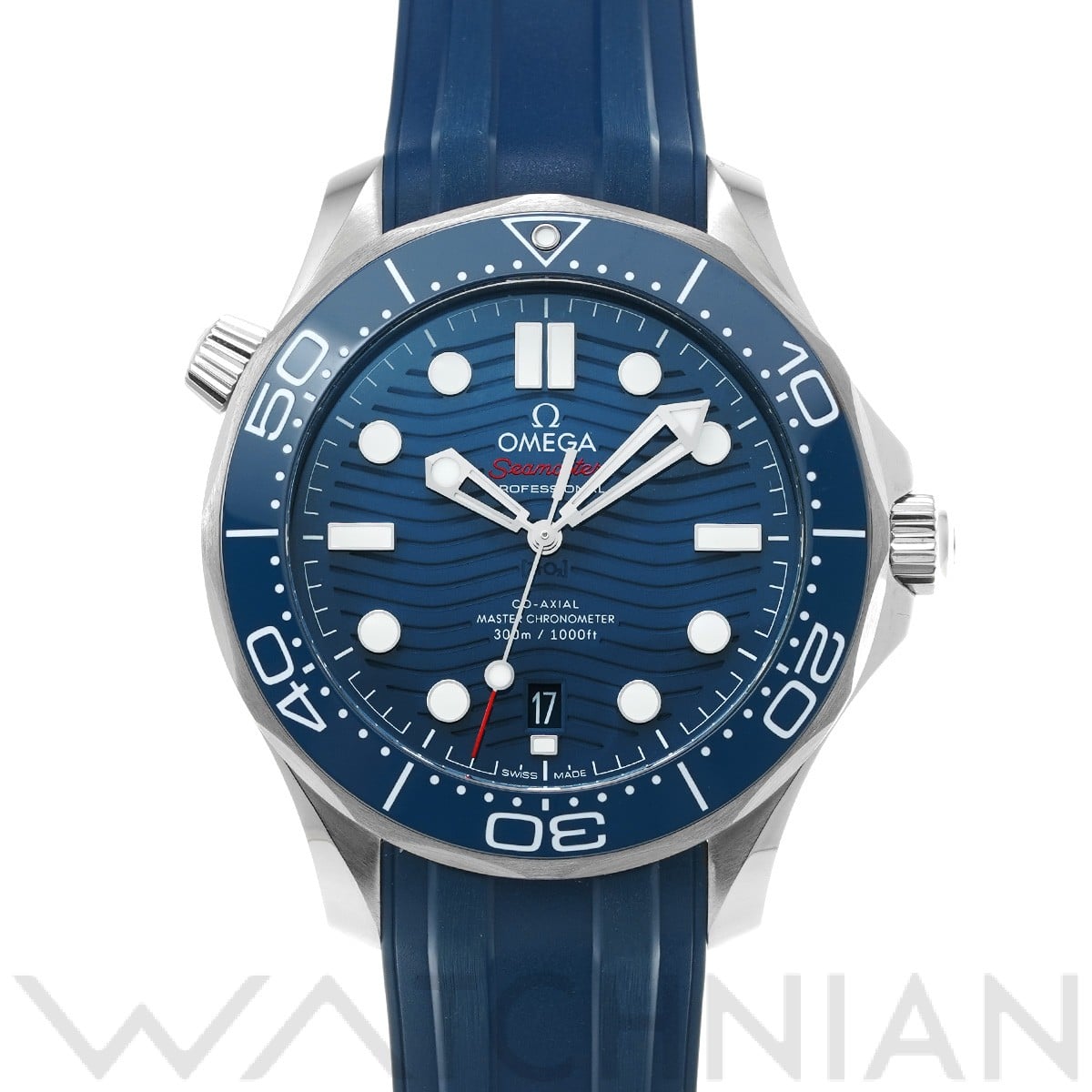 オメガ シーマスター ダイバー300 コーアクシャル マスタークロノメーター 210.32.42.20.03.001 ブルー メンズ 時計 【中古】【wristwatch】
