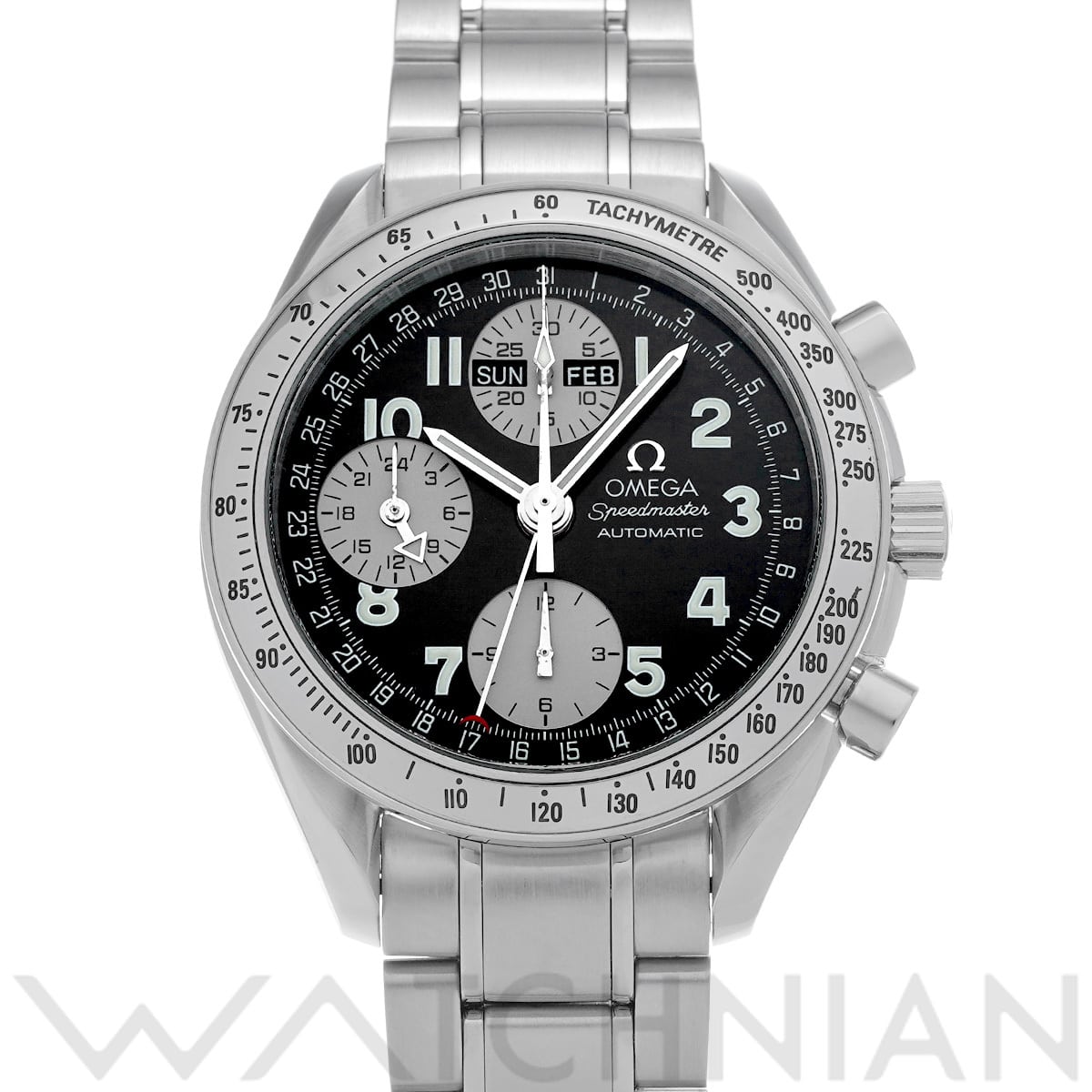 オメガ スピードマスター トリプルカレンダー 3523.51 ブラック/シルバー メンズ 時計 【中古】【wristwatch】