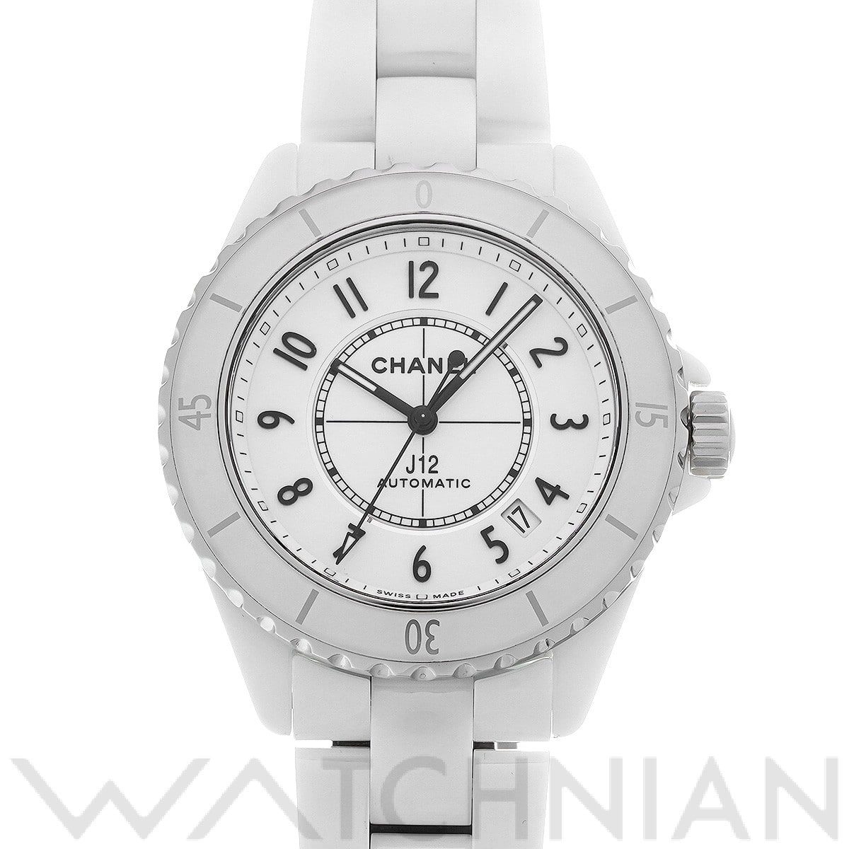 シャネル J12 キャリバー12.1 38MM H5700 ホワイトラッカー メンズ 時計 【中古】【wristwatch】