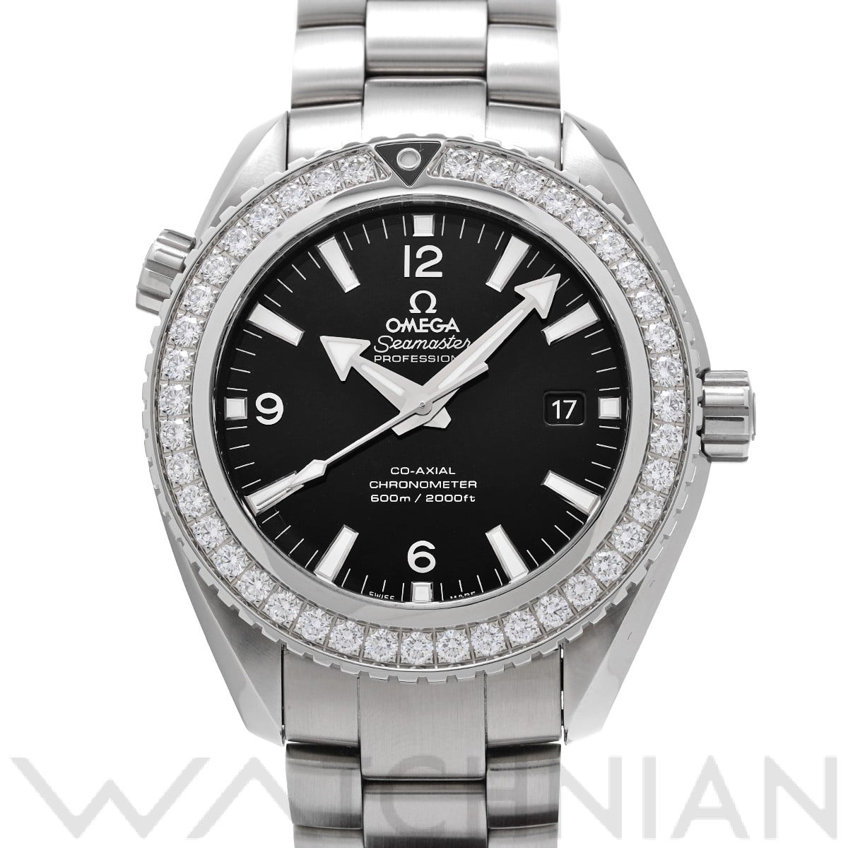 オメガ シーマスター プラネットオーシャン 600 コーアクシャル 232.15.46.21.01.001 ブラック メンズ 時計 【中古】【wristwatch】