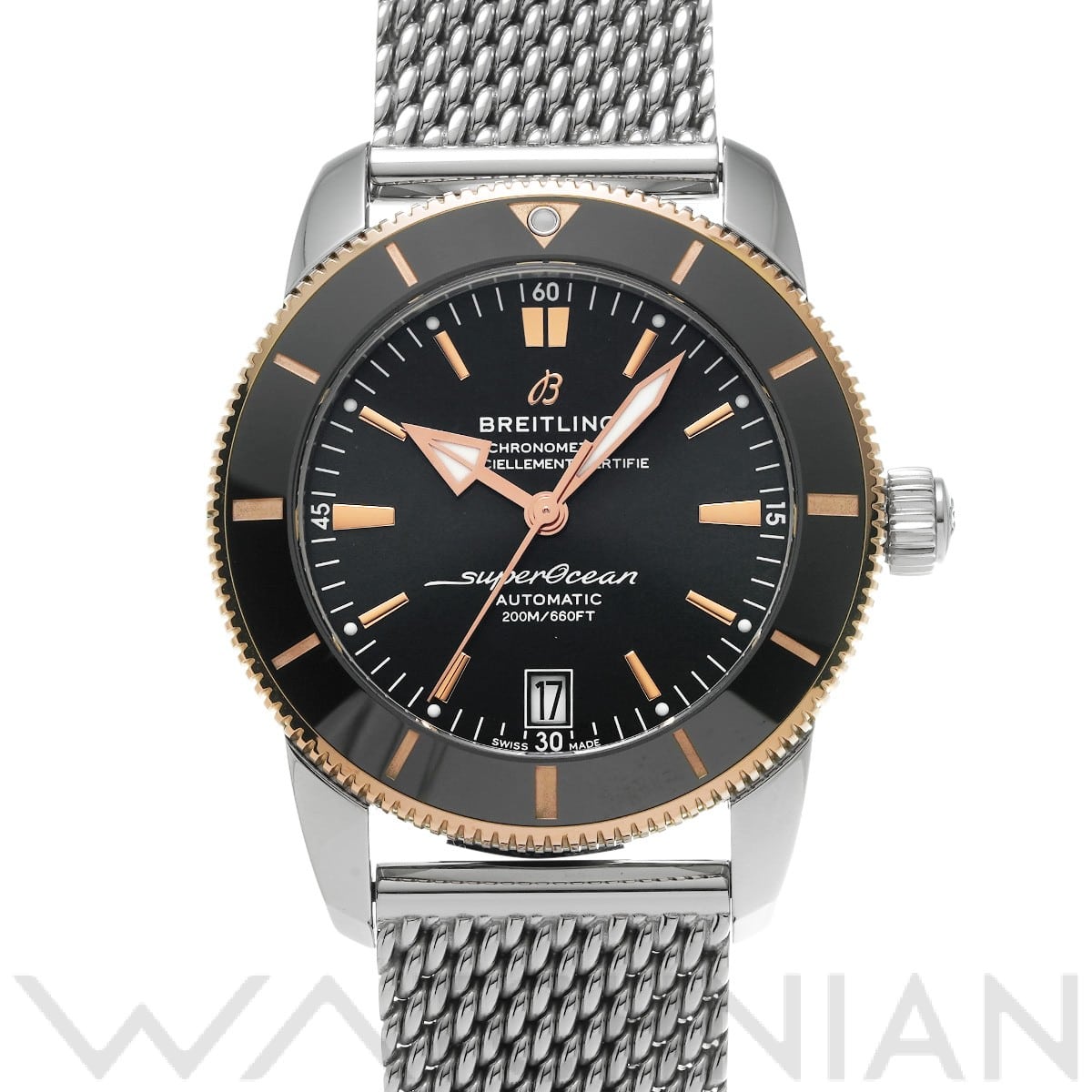 ブライトリング スーパーオーシャン ヘリテージ B20 オートマチック 42 UB2010121B1A1 ブラック メンズ 時計 【中古】【wristwatch】