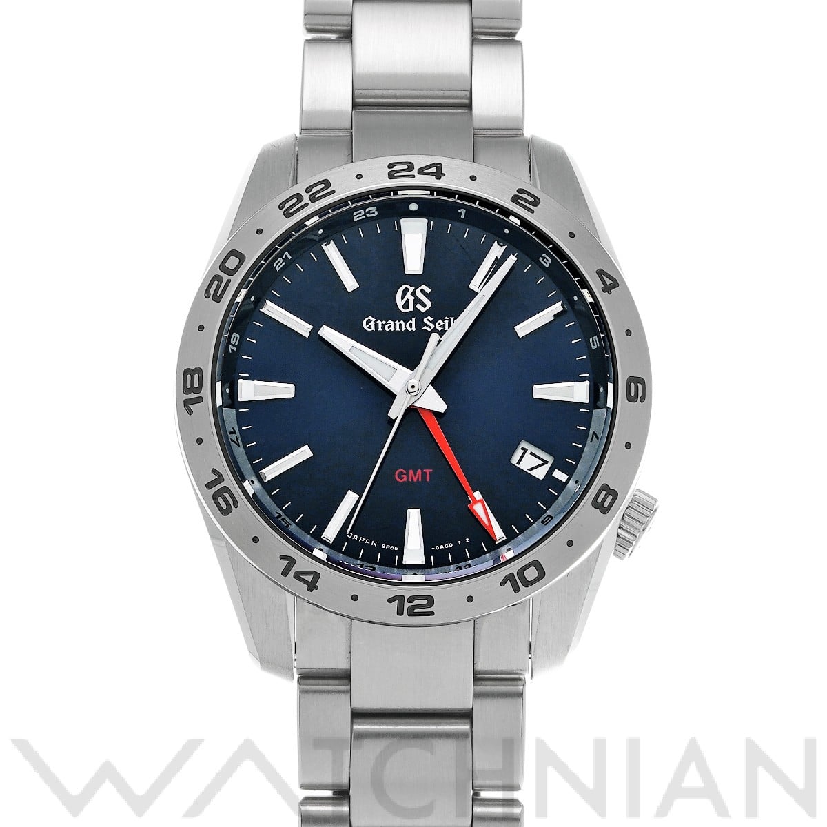 グランドセイコー スポーツコレクション クォーツ GMT SBGN029 ネイビー メンズ 時計 【中古】【wristwatch】