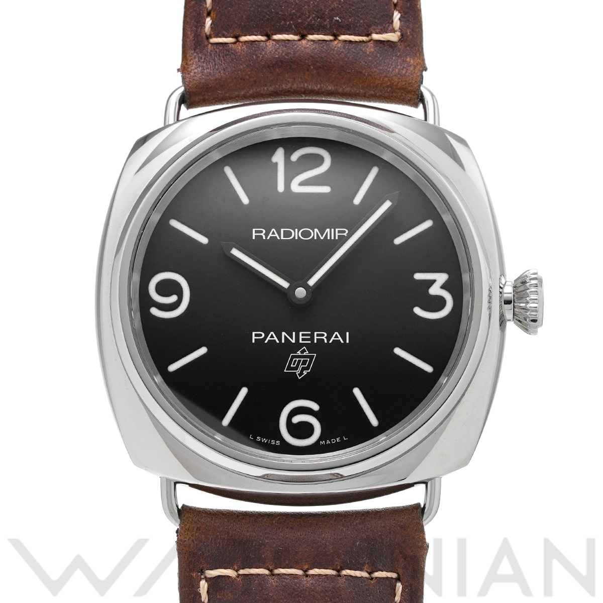 パネライ ラジオミール ベース ロゴ PAM00753 ブラック メンズ 時計 【中古】【wristwatch】