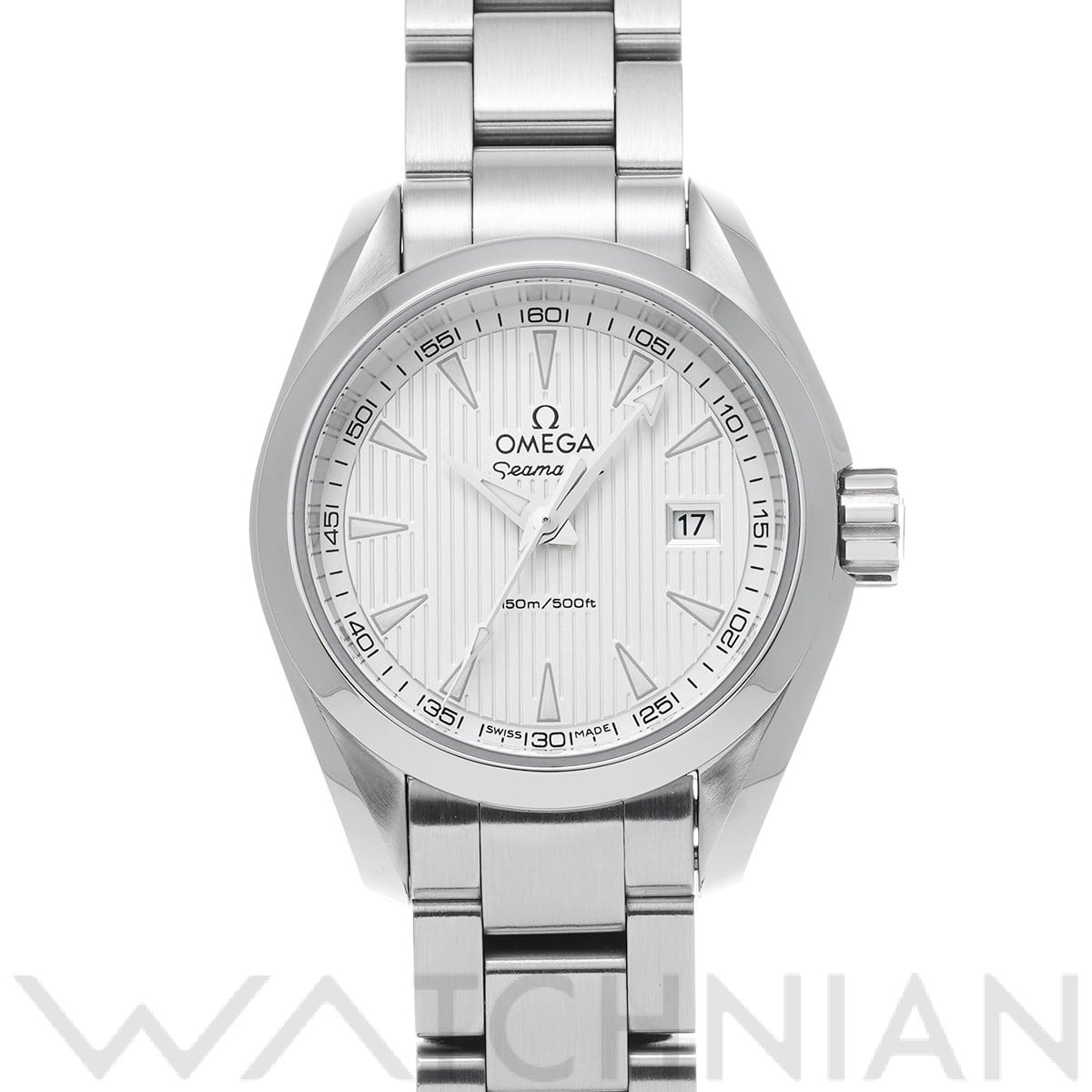 オメガ シーマスター アクアテラ クォーツ 231.10.30.60.02.001 シルバー レディース 時計 【中古】【wristwatch】