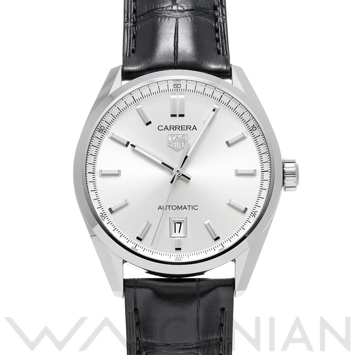 タグ ホイヤー カレラ キャリバー5 WBN2111.FC6505 シルバー メンズ 時計 【中古】【wristwatch】