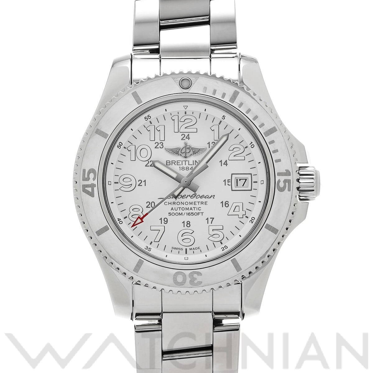 ブライトリング スーパーオーシャン II 42 A17365D2/A766 ホワイト メンズ 時計 【中古】【wristwatch】