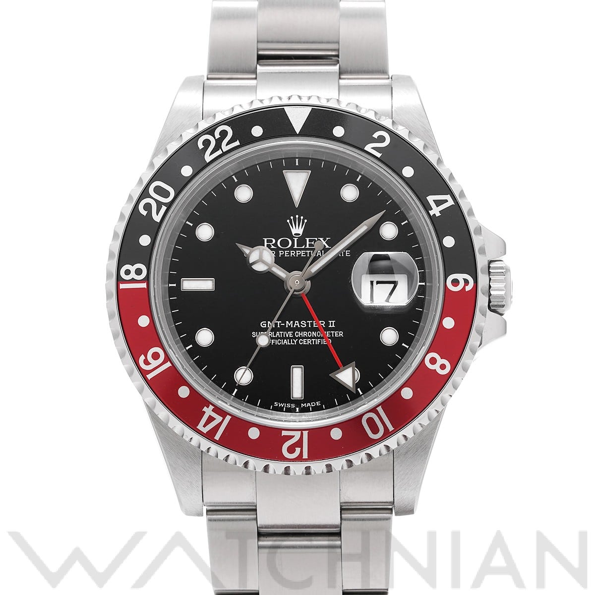 ロレックス GMTマスターII 16710 ブラック メンズ 時計 【中古】【wristwatch】